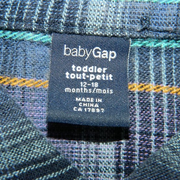 GAP Girls 12-18 Months Plaid Tunic Dress - Picture 4 of 9
